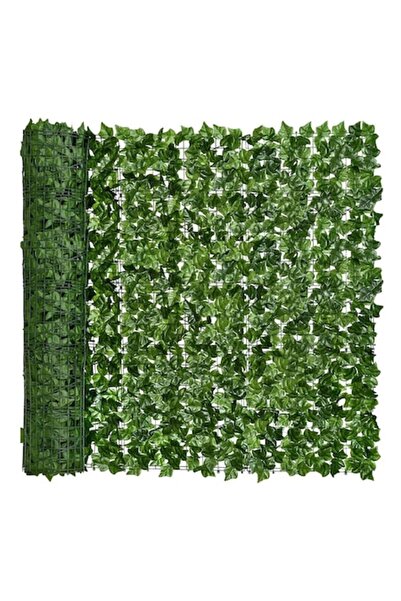 PLANT MASTER Gard paravan viu cu frunze artificiale, verde inchis, 300x150 cm