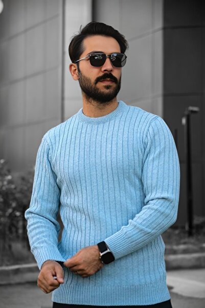 BİRBEYSTORE Crew Neck Knitwear Sweater