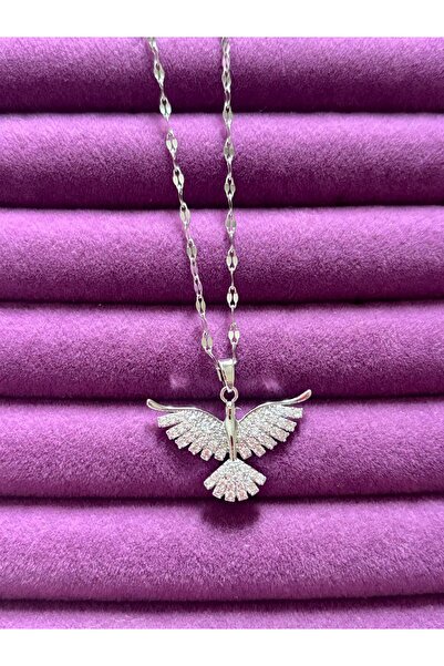 ACQUA BELLA 925 Ayar Gümüş Anka Kuşu Figürlü Kolye Gümüş Zincirli, Yeni Sezon...