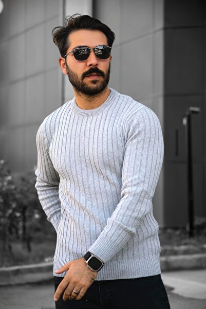 BİRBEYSTORE Crew Neck Knitwear Sweater
