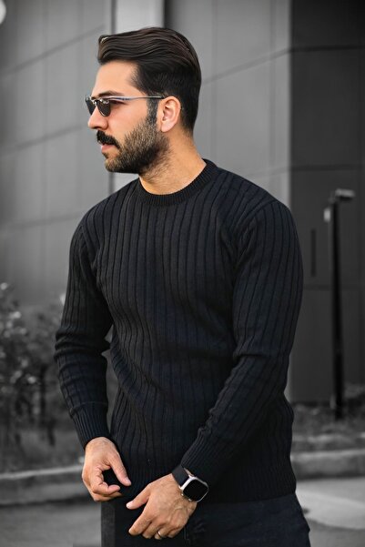 BİRBEYSTORE Crew Neck Knitwear Sweater