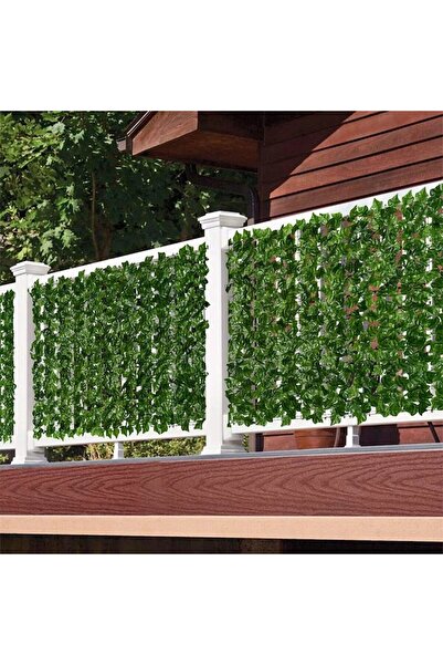 PLANT MASTER Gard paravan viu cu frunze artificiale, verde inchis, 300x150 cm