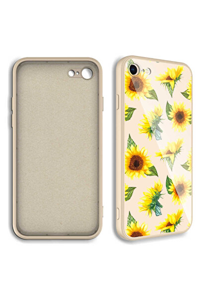 Khayra iPhone Se 2022 Compatible Camera Protected Patterned Hard Silicone Khyr Epoxy Case-No2