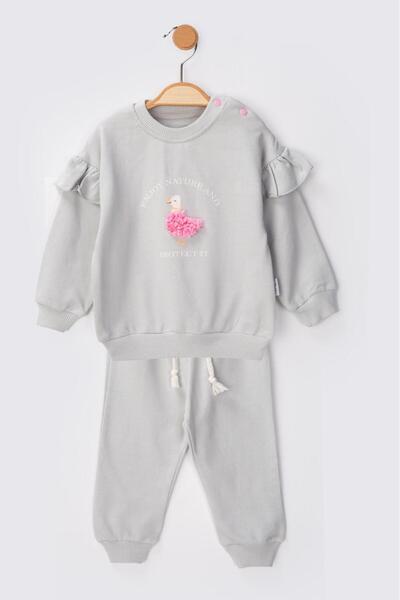 baby flamindo Lasse Embroidered 2-Thread Baby Girl Set