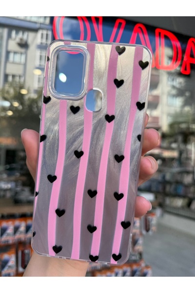 OVADA SAMSUNG GALAXY A21S Uyumlu Kamera Koruma Çıkıntılı VS Model Baskılı Premium Kılıf