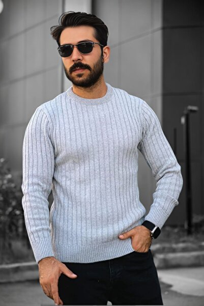BİRBEYSTORE Crew Neck Knitwear Sweater