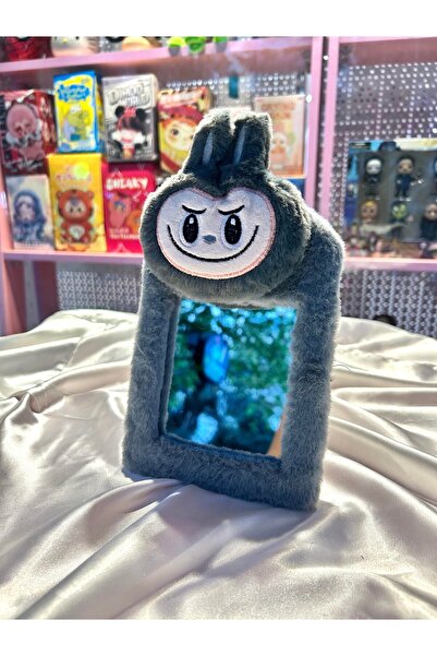 Wisevelya Gri Labubu Masa Aynası