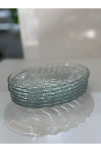 Bahar Home Santa Dessert Plate 6 Piece Boat Plate