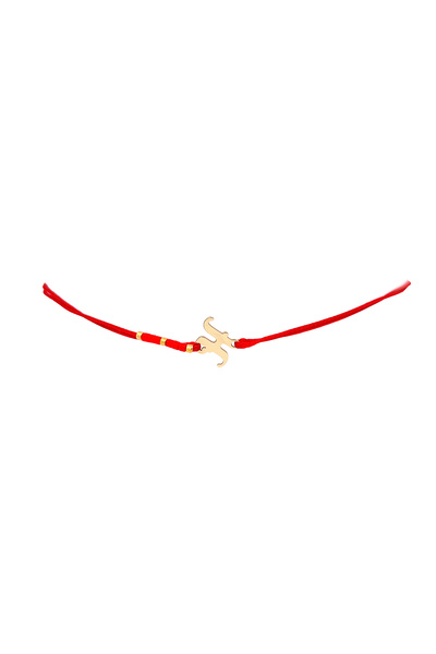 Ermara Jewelry Bracelet with initial 'H' in 14K gold