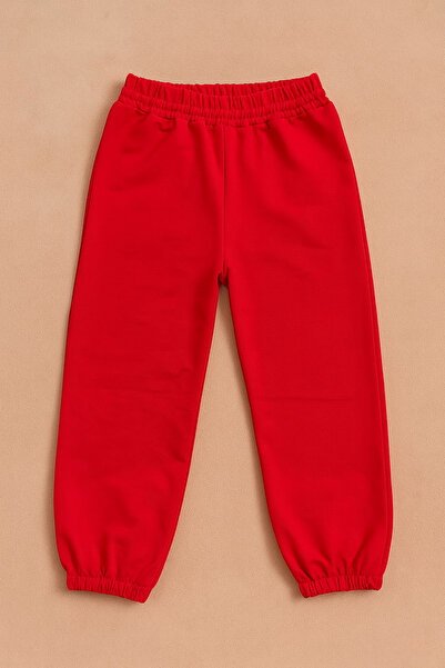 KESKİN BEBE Women's Pomegranate Flower Sweatpants Compact Fabric