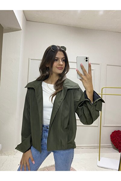 By Larissa Orjinal marka zra bomber vatkalı su geçirmez trenç