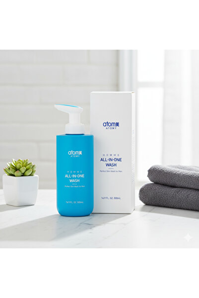 Atomy Homme All-in-One Wash Erkekler İçin Yüz Yıkama Jeli 500ml