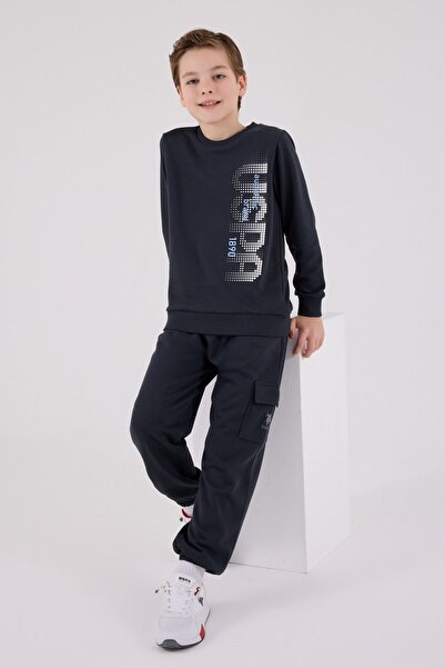 U.S. Polo Assn. 4-15 Years Old Licensed Us Polo Assn Boys Team-Anthracite