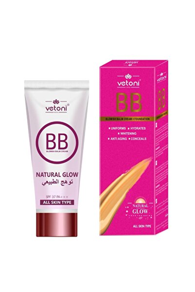 BB Vetoni Blemish Balm Cream + Foundation ( Natural Glow ) 60 ML ( Pack of 12 Pieces)