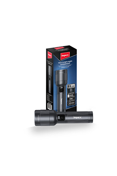 İMPEX Digital Zoomable Led Flashlight