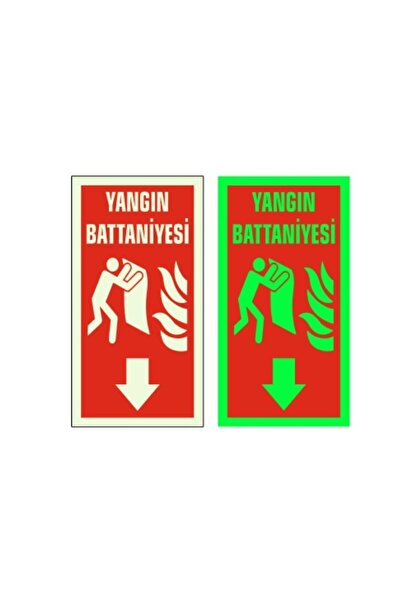 ünalgrup Fosforlu Yangın Battaniyesi Yön Levhası