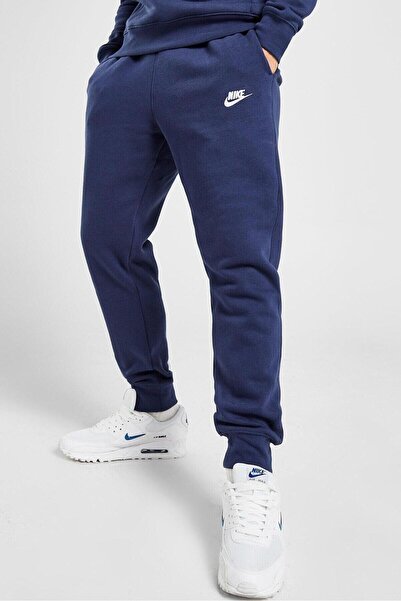 Nike Nsw Clup Jogger Erkek Lacivert Şardonlu Eşofman Altı