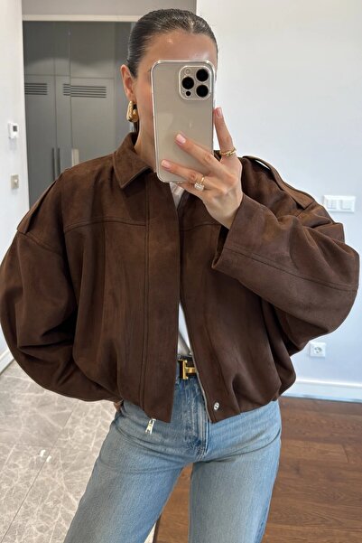 Moderk ZR Yeni Sezon Süet Viral Oversize Ceket