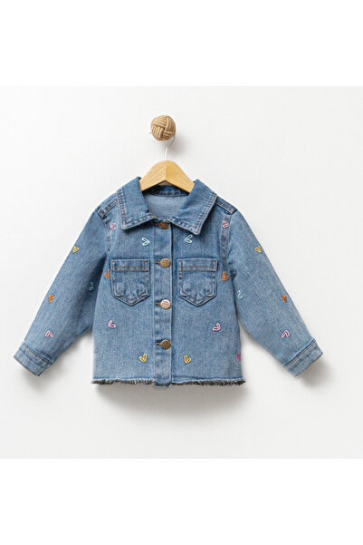 Fidekids جاكيت جينز مطرز للبنات من أوفردو
