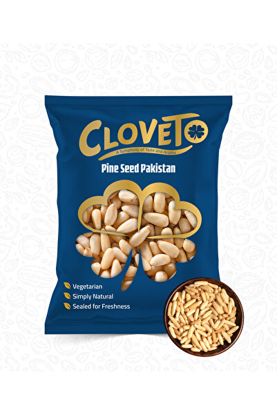 cloveto بذور الصنوبر الباكستانية 250 جرام - وجبة خفيفة صحية طبيعية 100%، غنية...