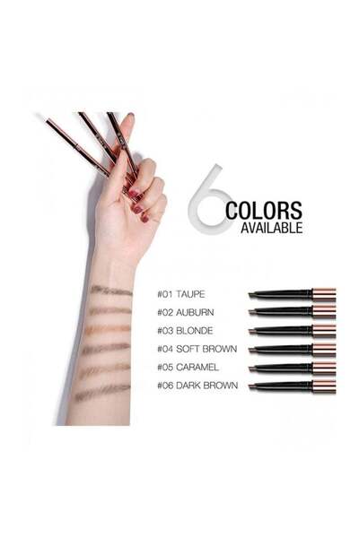 o.two.o قلم تحديد الحواجب فاين تراينجل -DARK BROWN 06