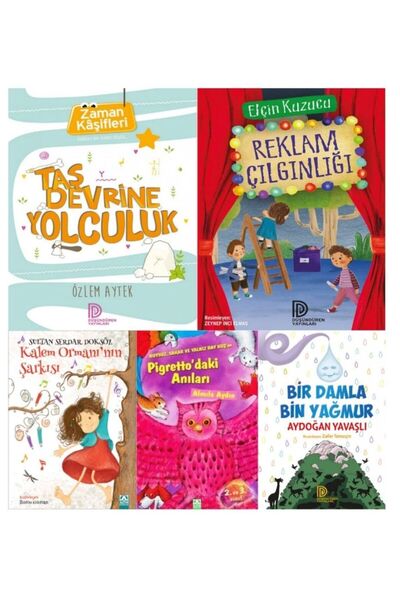 Altın Kitaplar TAŞDEVRİNE YOLCULUK&REKLAM ÇILGINLIĞI&BİR DAMLA BİN YAĞMUR&KAL...