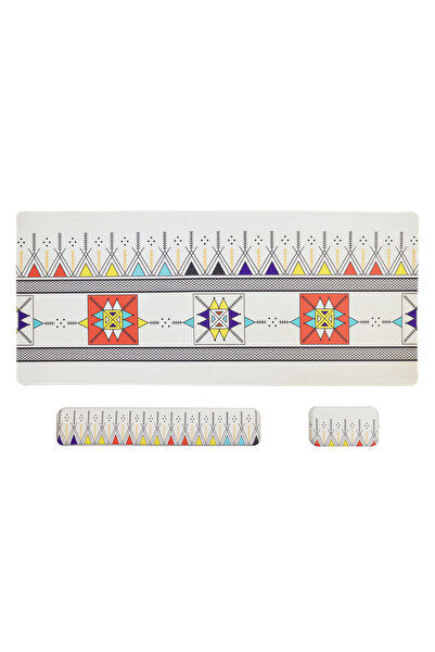 Thermo Heritage Professional Mouse Pad Set TM08 XXL with Keyboard and Mouse W...