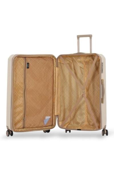 DİMA Dabsh Bride Travel Bag Set - 5 pieces, including 3 trolley bags and 2 makeup bags - with double covers - and an expansion zipper
