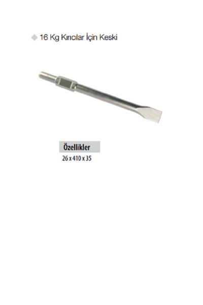 GFB 16 Kg Kırıcılar İçin Keski