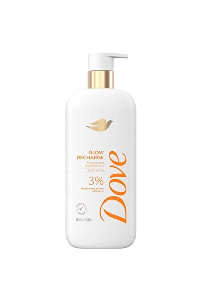 Dove Gel de Dus, Dove, Glow Recharge, Efect Exfoliant, Ilumineaza si Revitalizeaza Pielea, 547ml