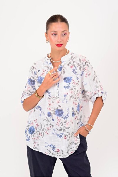 Park Moda 15455F-98 ΠΟΥΚΑΜΙΣΟ ΜΕ ΣΧΕΔΙΟ ΣΚΟΥΡΟ ΛΟΝΤ