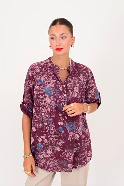 Park Moda 15455F-98 ΠΟΥΚΑΜΙΣΟ ΜΕ ΣΧΕΔΙΟ ΣΚΟΥΡΟ ΛΟΝΤ