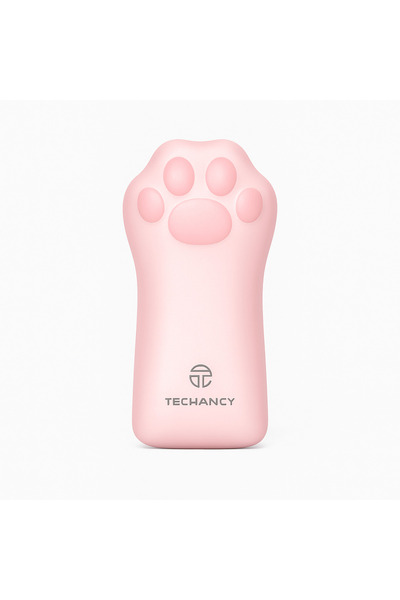 Techancy Cat Paw External Battery, 6500mAh, Portable, Paw Design, Pink, , 5V/2A