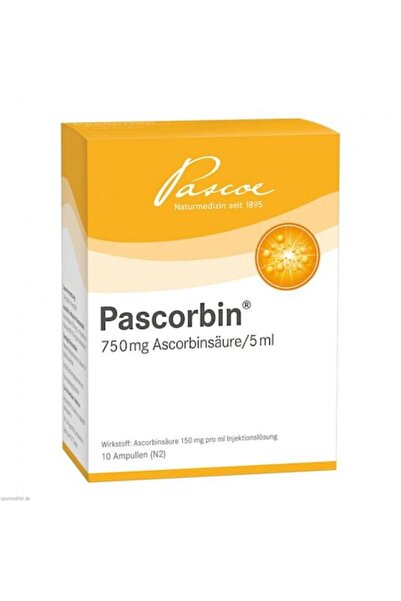 Pascoe Pascorbin Supplement with Vitamin C, 10 ampoules x 5ml