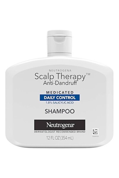 Neutrogena Șampon medicamentos pentru control zilnic, anti-mătreață și anti-mâncărime, acid salicilic 1,8%, aromă de mentă