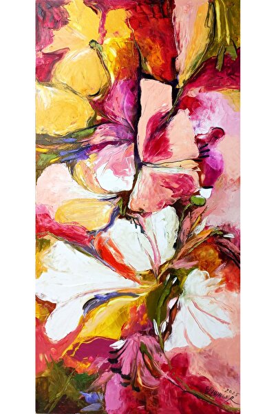 Art Bissinger Abstract Floral,original art
