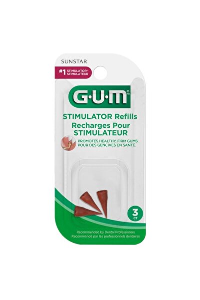 GUM Set Rezerve Stimulator Gingii, Gum, pentru Stimulare si Indepartarea Rest...