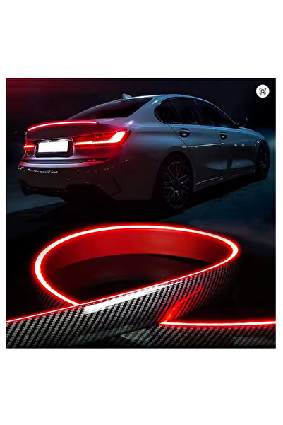 KOTO Ledli Spoiler Bagaj Üstü Ledli Esnek Karbon Bagaj Çıtası Su Geçirmez Spo...