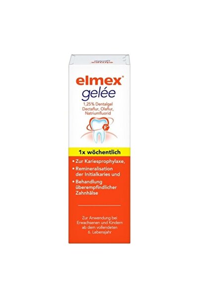 Elmex Gel dentar, Gelee, anticarie, remineralizare smalț, 25g