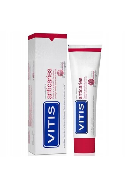 vitis Паста за зъби Dentaid Anticaries, с вкус на мента, 100 мл