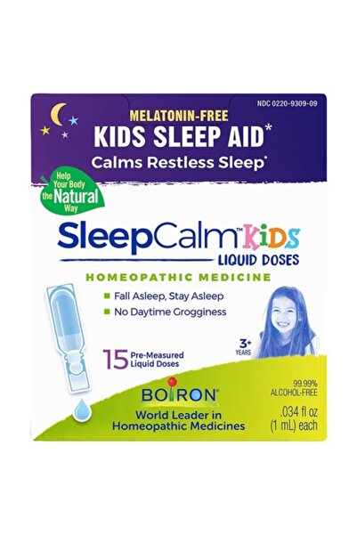 Boiron SleepCalm - Homeopathic Remedy for Kids' Peaceful Sleep, 15 Monodoses
