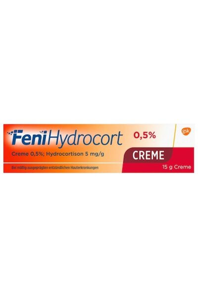 FeniHydrocort Κρέμα σώματος, 0,5% υδροκορτιζόνη, Καταπραΰνει ερεθισμούς και κ...