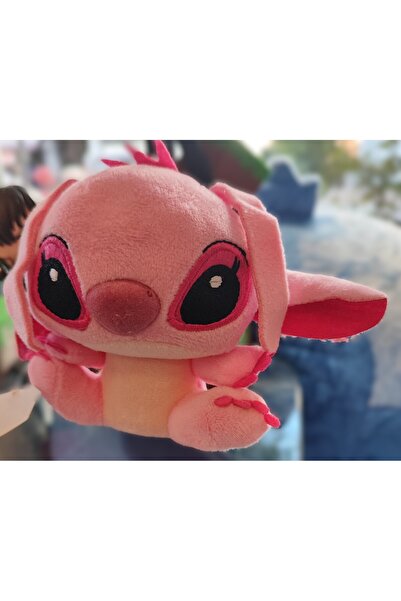 ada çanta kırtasiye سلسلة مفاتيح ستيتش من القطيفة باللون الوردي (12 سم) AD72006