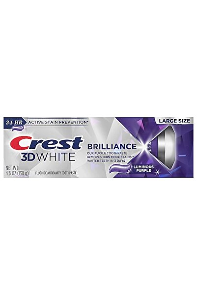 CREST Pastă de dinți 3D White Brilliance, Mov luminos, 130gr