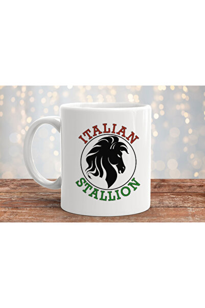 MODA كوب بورسلين هدية مطبوع عليه الفحل الإيطالي