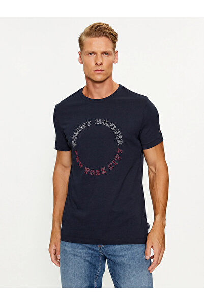 Tommy Hilfiger New Season Men's Black Monotype Roundle T-Shirt