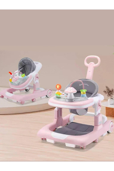 Other Foldable Multi-Functional Baby Walker – With Flexible Wheels, Adjustable Height, and Padded High