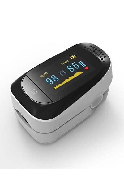 YUNSYE جهاز قياس الأكسجين في الدم بتقنية OLED، قياس نسبة الأكسجين في الدم، أبيض