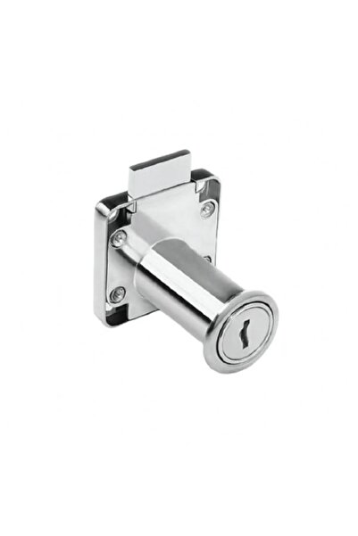 Marelli 138/38 uzun silindirli ZAMAK kare çekmece kilidi mobilya kilidi, dola...