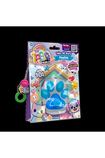 TOYFEST Taba World Pawlina Glow Paw İzli Squishy Oyuncak Seri 1 Pom Pomlu ve ...